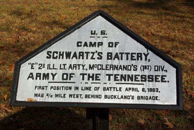 CAMP OF SCHWARTZ’S BATTERY MEMORIAL PLAQUE