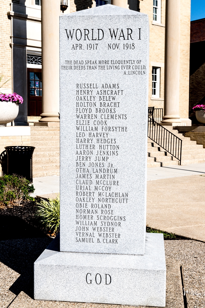 GRANT COUNTY VETERANS MEMORIAL SIDE A