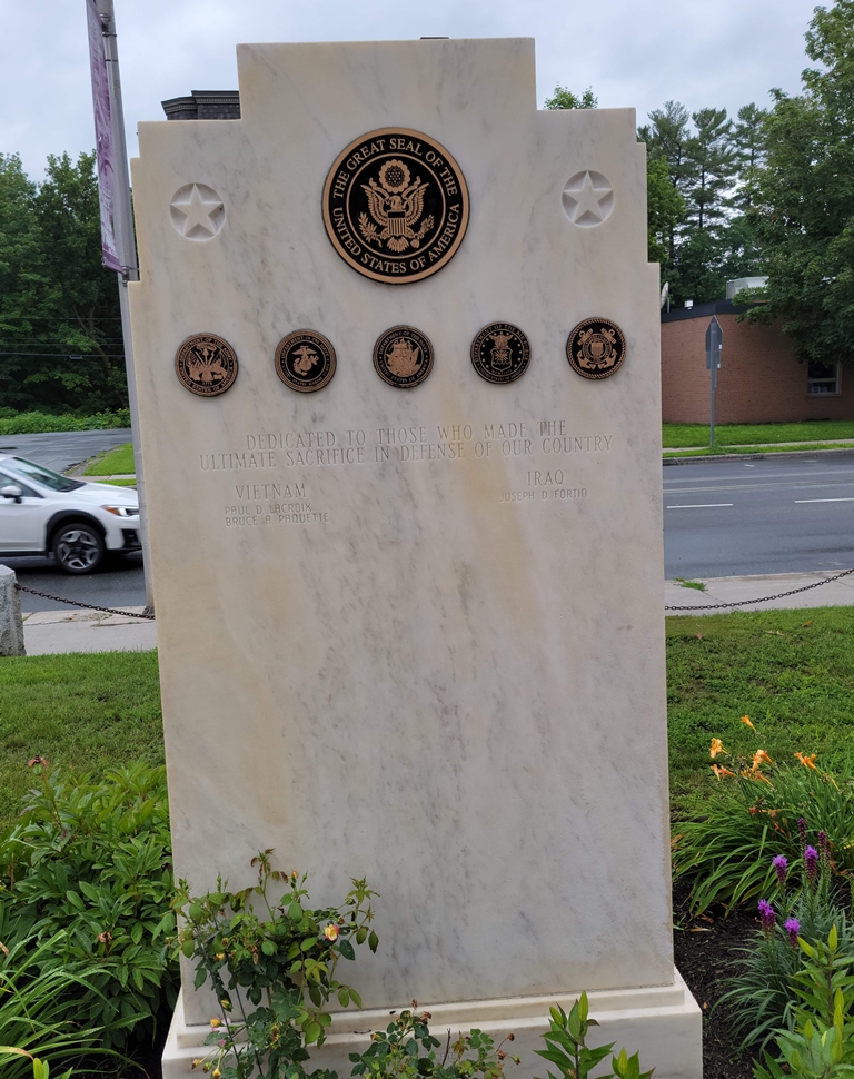 SAINT JOHNSBURY WORLD WAR II MEMORIAL BACK