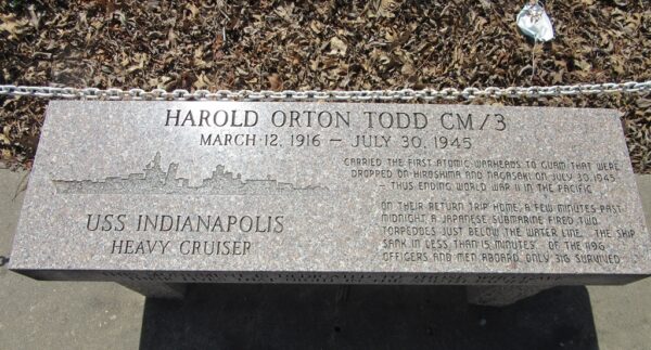 PONTOTOC COUNTY WAR MEMORIAL BENCH