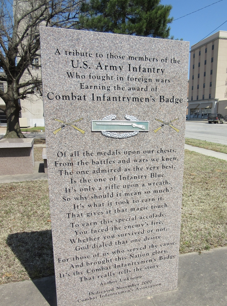 PONTOTOC COUNTY WAR MEMORIAL STONE D