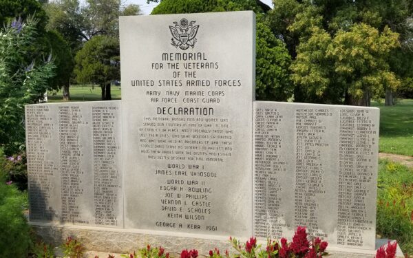MEMORIAL FOR THE VETERANS OF THE UNITED STATES ARMED FORCES