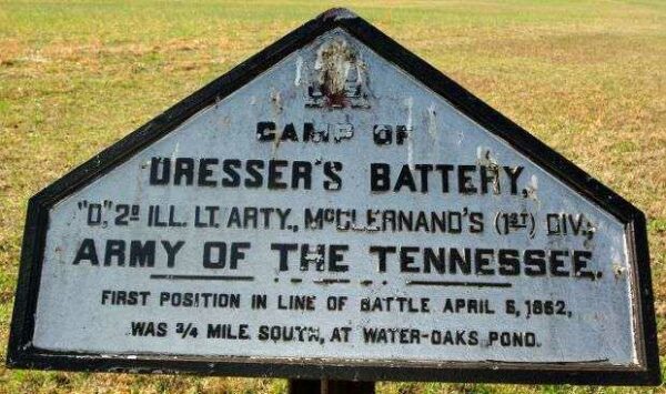 CAMP OF DRESSER’S BATTERY MEMORIAL PLAQUE