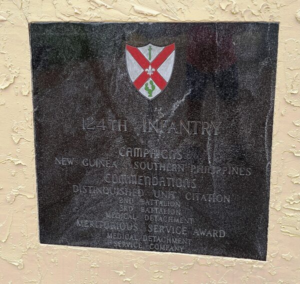 FLORIDA REGIMENTAL MEMORIAL PLAQUE F