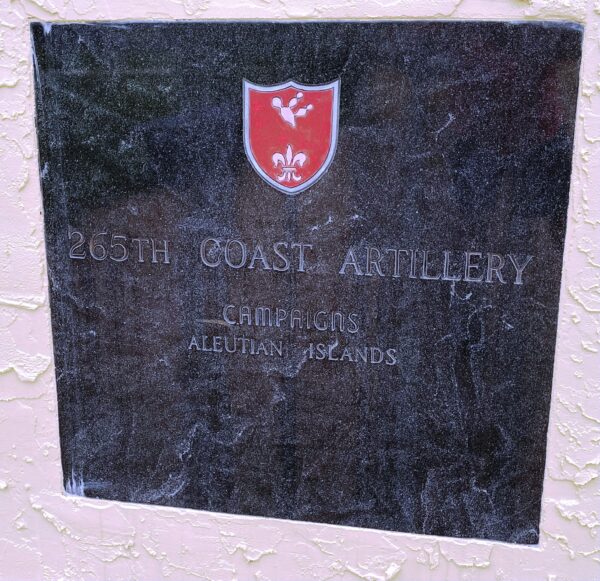 FLORIDA REGIMENTAL MEMORIAL PLAQUE B