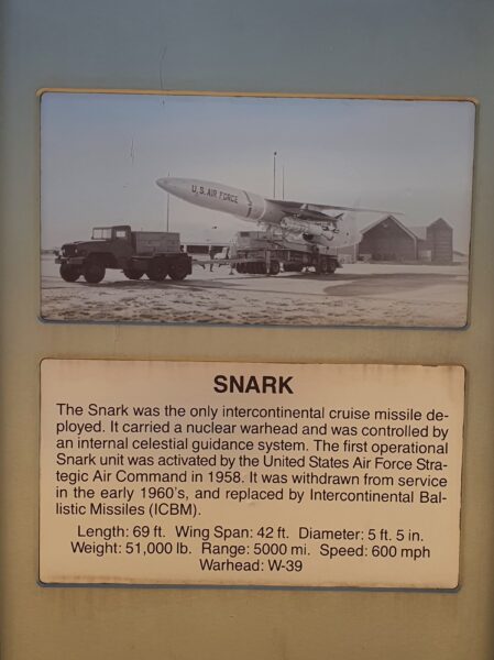 SNARK MEMORIAL MISSILE PLAQUE