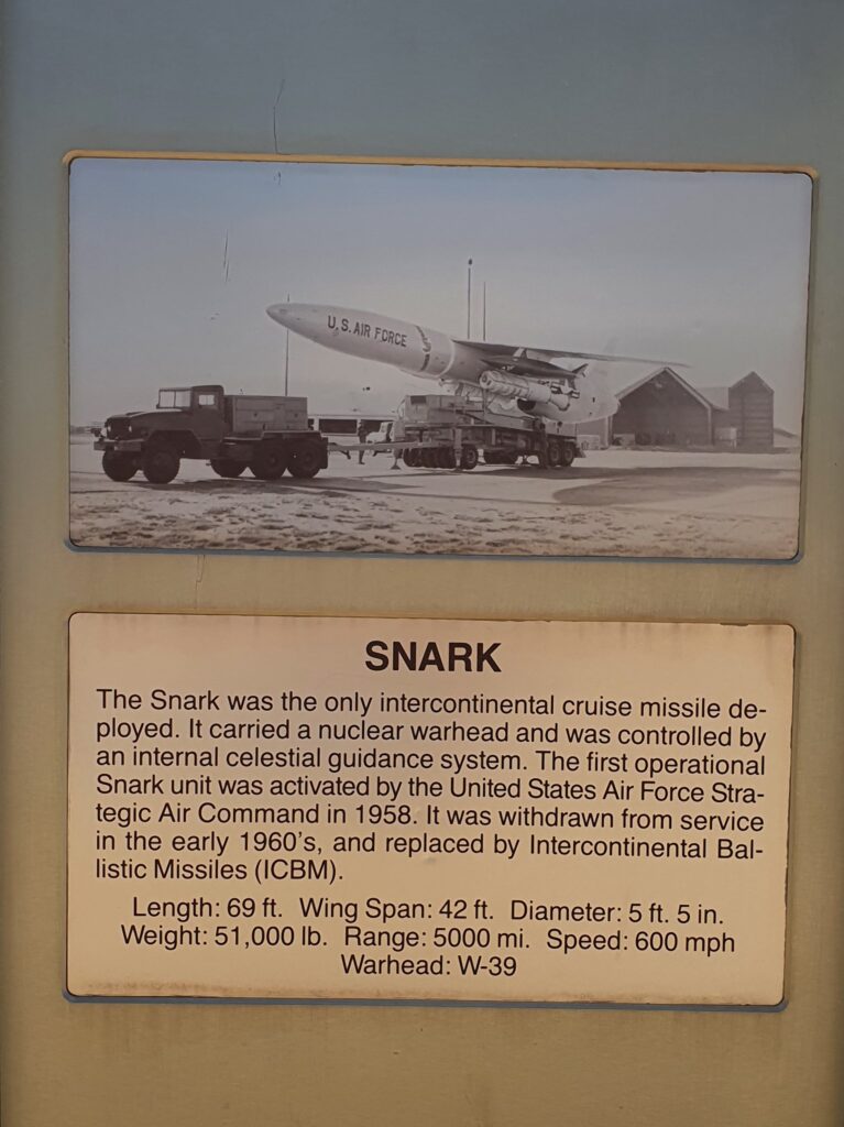 SNARK MEMORIAL MISSILE PLAQUE