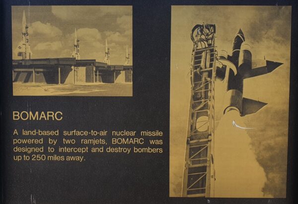 BOMARC MEMORIAL MISSILE PLAQUE