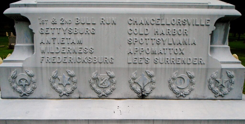 LILLY POST NO. 66 G.A.R. CIVIL WAR MEMORIAL STONE B