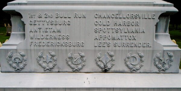 LILLY POST NO. 66 G.A.R. CIVIL WAR MEMORIAL STONE B