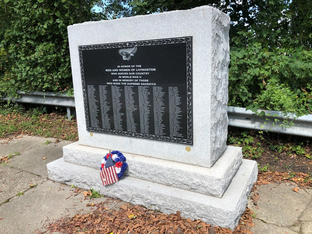 LIVINGSTON WORLD WAR II MEMORIAL RENEWED