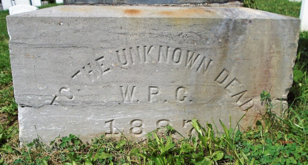 W.P.C. TO THE UNKNOWN DEAD WAR MEMORIAL FLOWER POT STONE