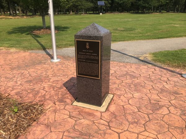 MEDAL OF HONOR SERGEANT JAMES H. HARRIS WAR MEMORIAL
