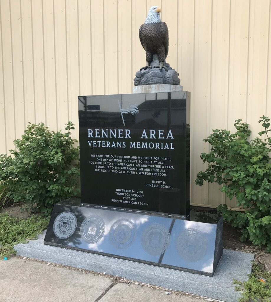 RENNER AREA VETERANS MEMORIAL