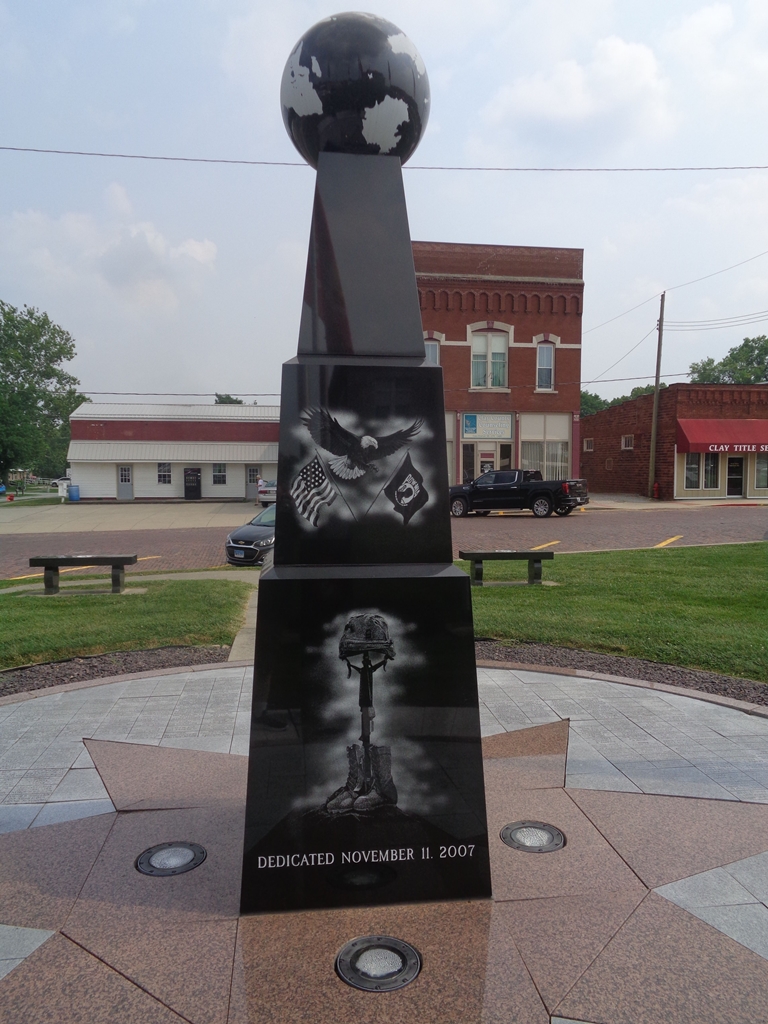 CLAY COUNTY VETERANS MEMORIAL BACK