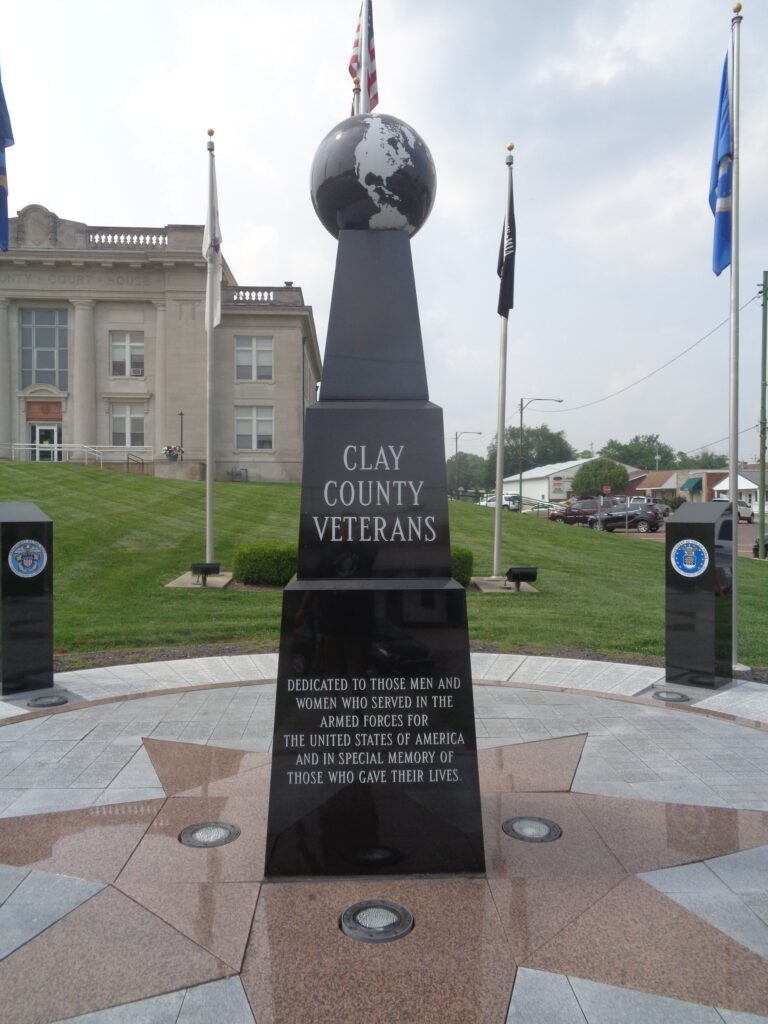 CLAY COUNTY VETERANS MEMORIAL FRONT