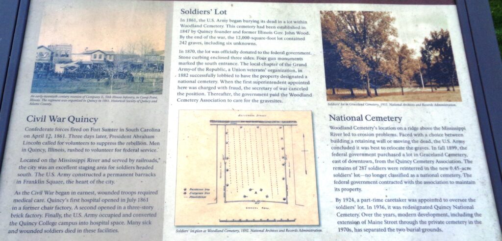 QUINCY NATIONAL CEMETERY WAR MEMORIAL  PANEL