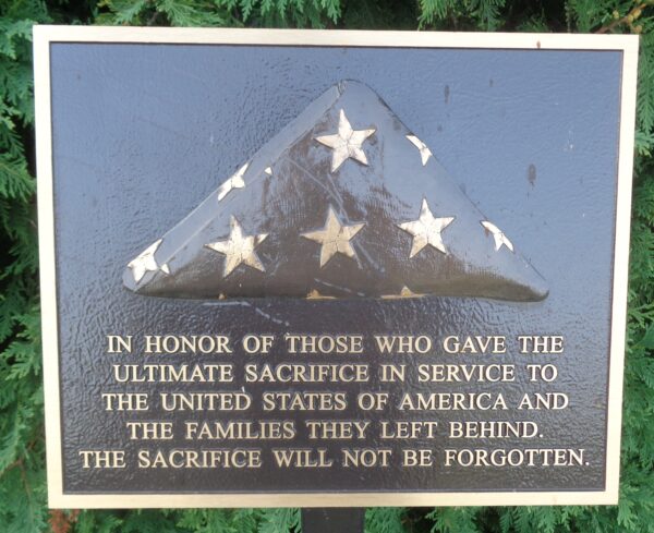 QUINCY NATIONAL CEMETERY ULTIMATE SACRIFICE WAR MEMORIAL
