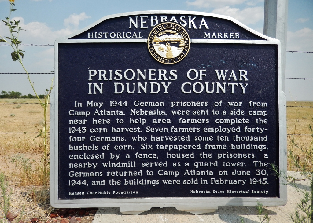 PRISONERS OF WAR IN DUNDY COUNTY MEMORIAL MARKER