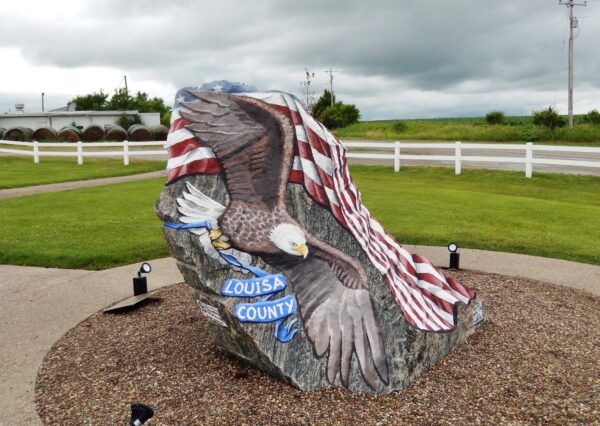 LOUISA  COUNTY FREEDOM ROCK VETERANS MEMORIAL SIDE B