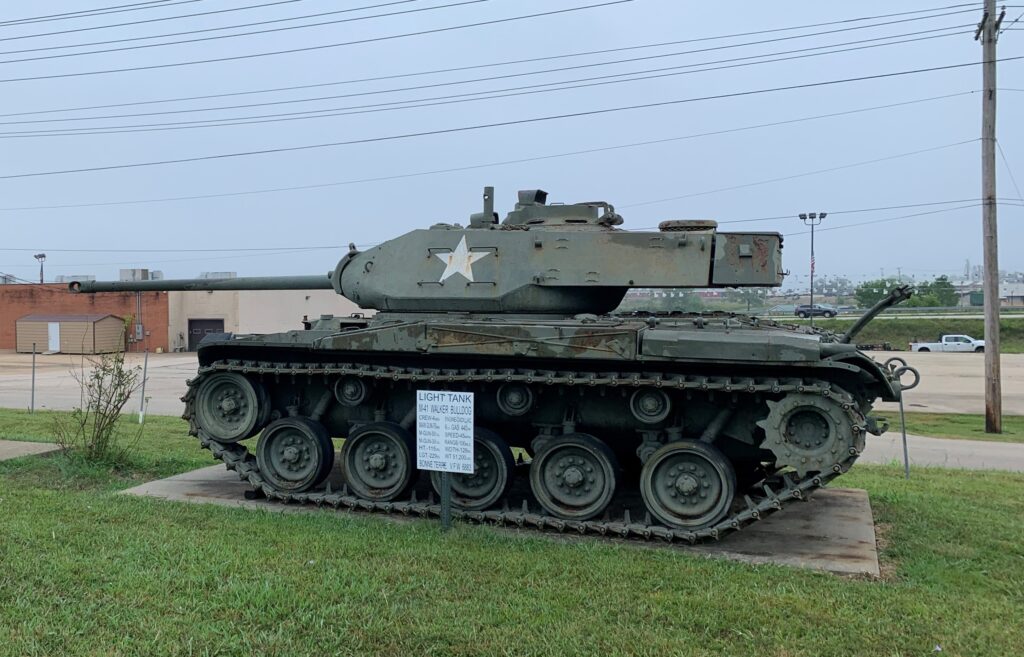 VFW 8883 LIGHT TANK M-41 WALKER BULLDOG MEMORIAL
