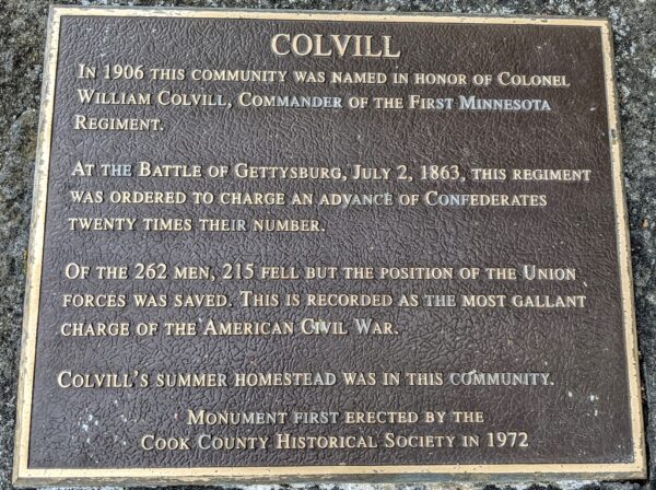 COLVILL WAR MEMORIAL PLAQUE