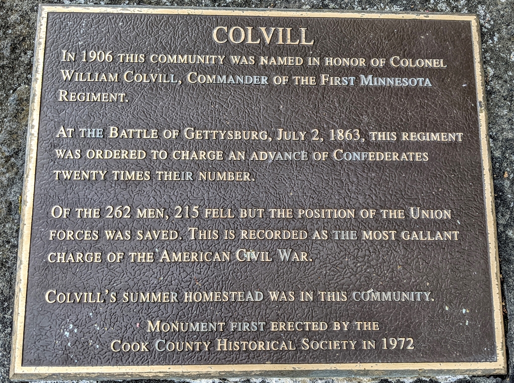 COLVILL WAR MEMORIAL PLAQUE