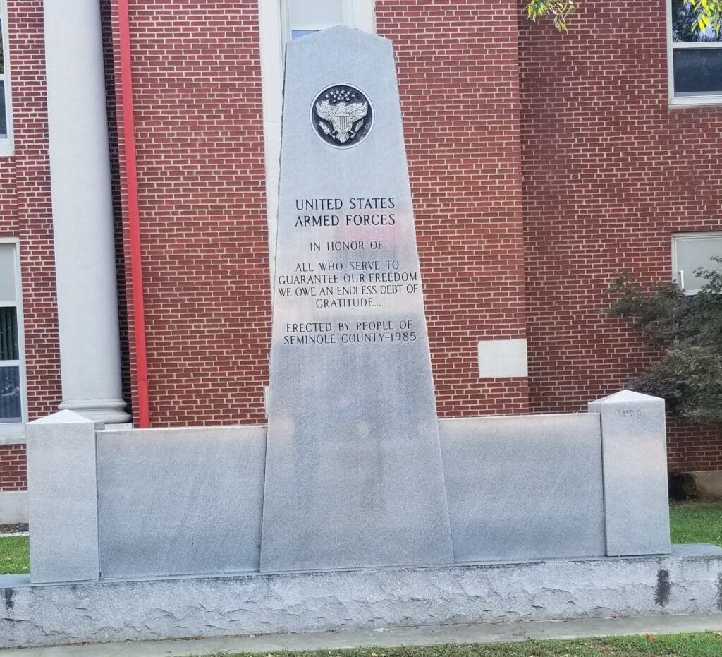 SEMINOLE COUNTY UNITED STATES ARMED FORCES MEMORIAL