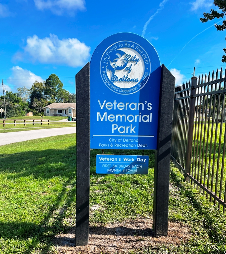 DELTONA VETERAN’S MEMORIAL PARK MARKER