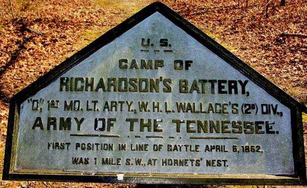 CAMP OF RICHARDSON’S BATTERY MEMORIAL PLAQUE