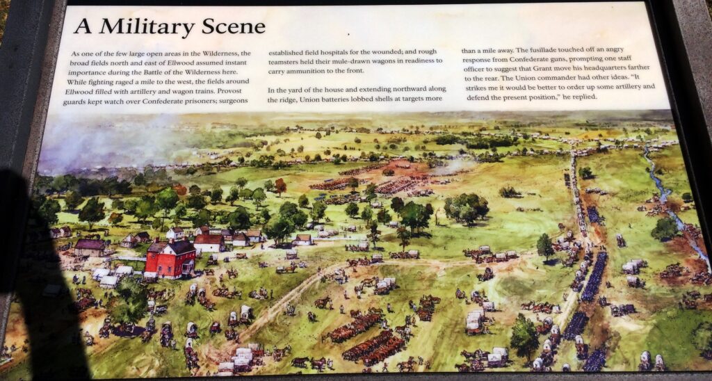 A MILITARY SCENE WAR MEMORIAL PANEL