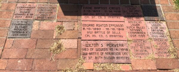 SOUTH HILL, VIRGINIA VETERANS MEMORIAL PARK BRICKS