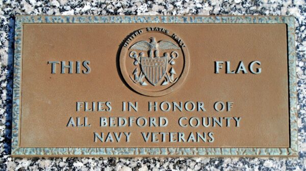 BEDFORD AND FULTON COUNTIES VETERANS MEMORIAL PLAQUE E