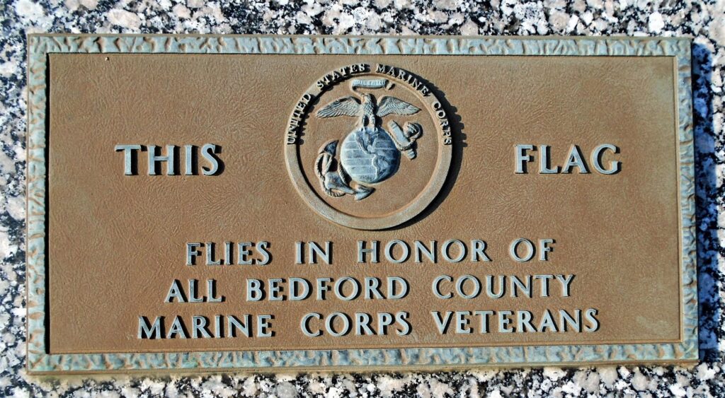 BEDFORD AND FULTON COUNTIES VETERANS MEMORIAL PLAQUE D