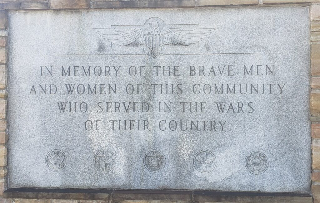 VFW POST 4584 WAR VETERANS MEMORIAL