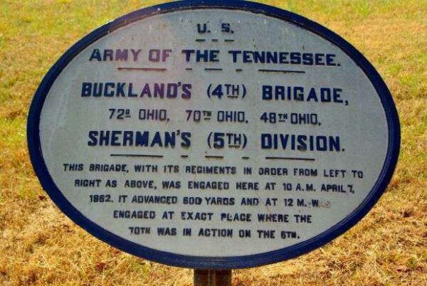 U.S. BUCKLAND’S 4TH BRIGADE MEMORIAL PLAQUE I
