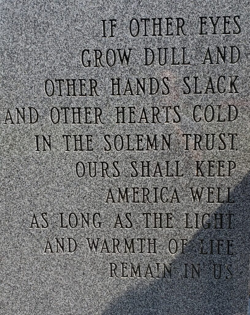CARMICHAELS AND CUMBERLAND TWP. VETERANS MEMORIAL STONE B
