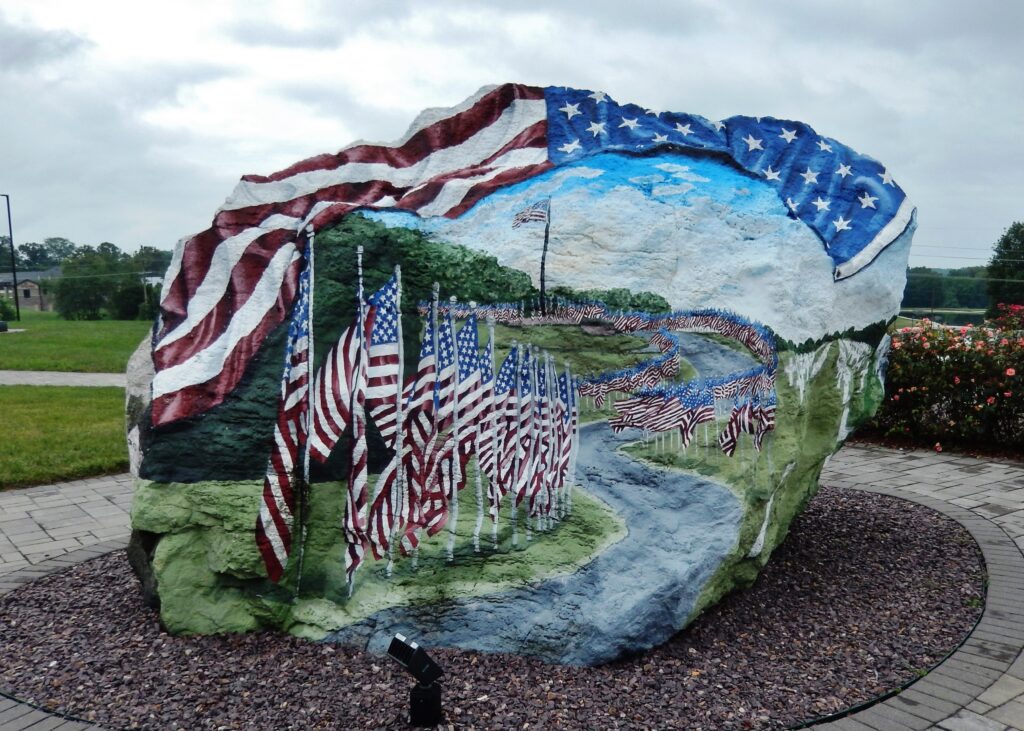 CAPE GIRARDEAU FREEDOM ROCK VETERANS MEMORIAL SIDE C