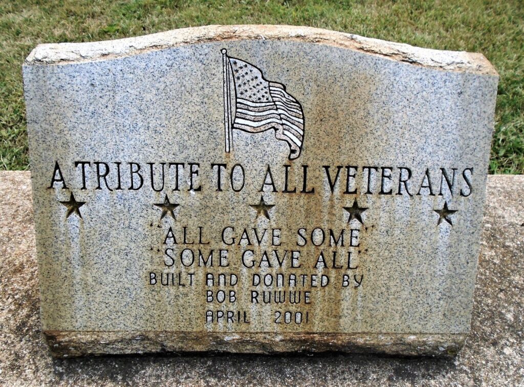 BOB RUWWE ALL VETERANS MEMORIAL