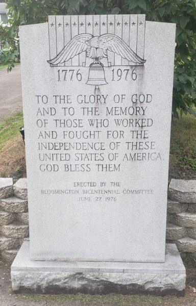 1776 1976 GLORY OF GOD MEMORIAL