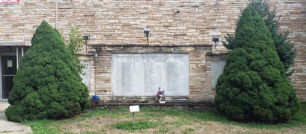 DEDICATED TO THE GLORY OF GOD WAR MEMORIAL