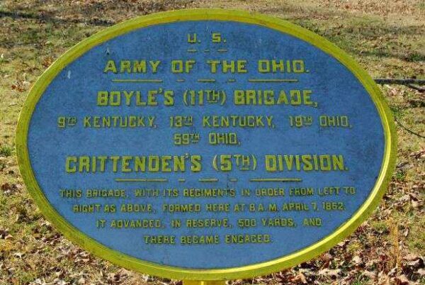 U.S. BOYLE’S 11TH BRIGADE MEMORIAL PLAQUE II