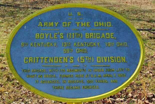U.S. BOYLE’S 11TH BRIGADE MEMORIAL PLAQUE II