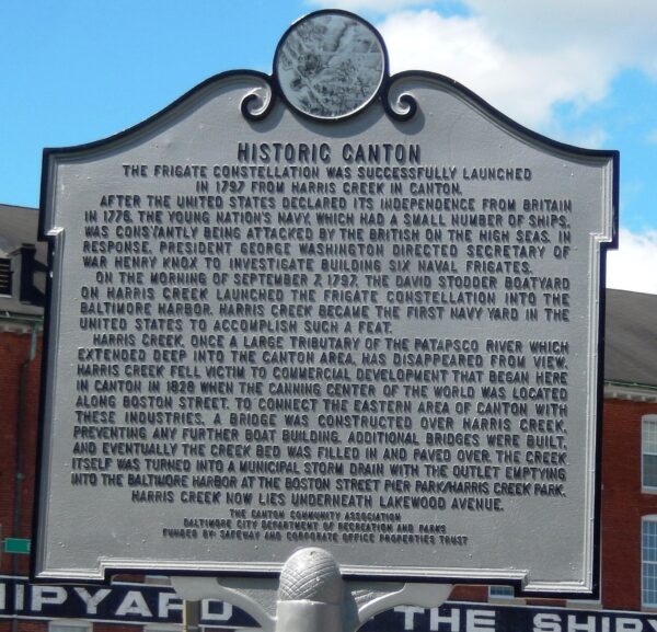 HISTORIC CANTON REVOLUTIONARY WAR MEMORIAL MARKER