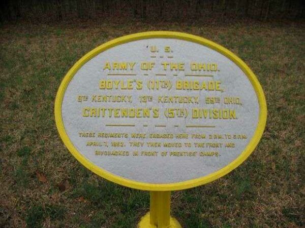 U.S. BOYLE’S 11TH BRIGADE MEMORIAL PLAQUE I