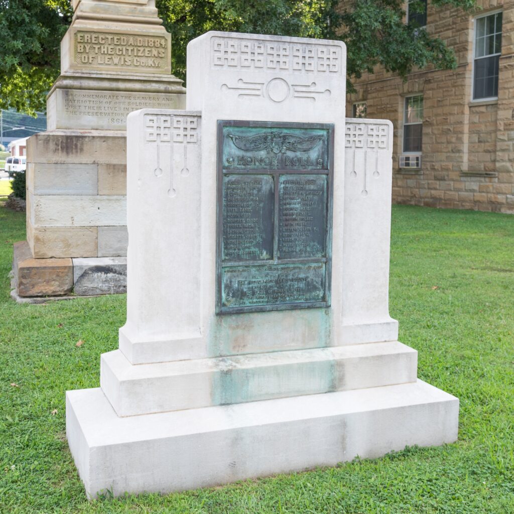 LEWIS COUNTY WORLD WAR I MEMORIAL