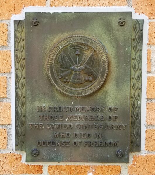 BALL HIGH SCHOOL SUPREME SACRIFICE WAR MEMORIAL PLAQUE