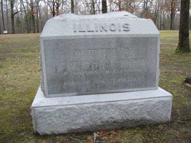 BATTERY D, 1ST ILLINOIS LIGHT ARTILLERY MEMORIAL