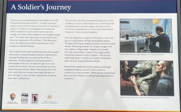 A SOLDIER’S JOURNEY WAR MEMORIAL PANEL