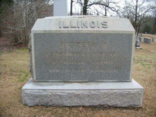 BATTERY B, 1ST ILLINOIS LIGHT ARTILLERY MEMORIAL